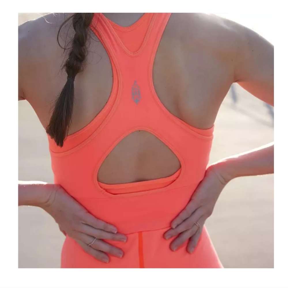 Free People Movement  Runsie M/L bright orange